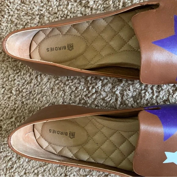 Birdies The Voting Collection Vote Leather Stars Loafer Size 9 - Picture 8 of 10